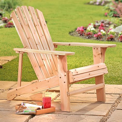 Wooden Adirondack Chair image