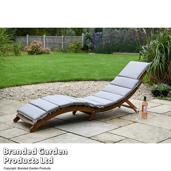 Acacia Sun Lounger with cushion