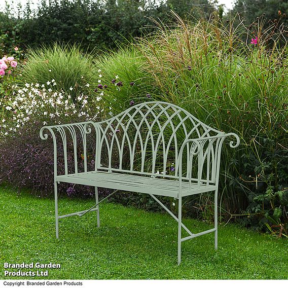 Wrought Iron Versailles Garden Bench