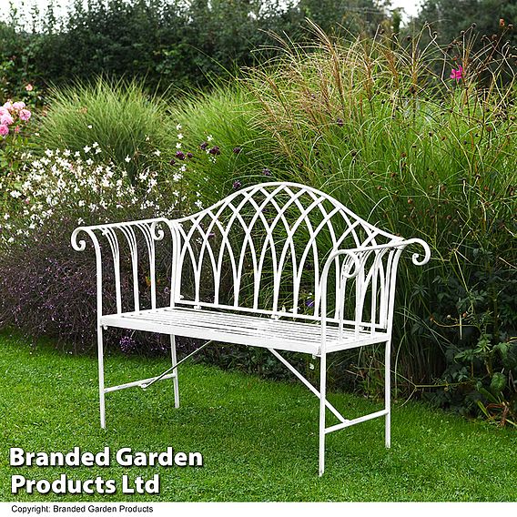 Wrought Iron Versailles Garden Bench