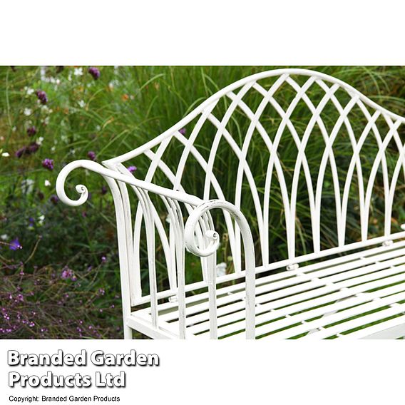 Wrought Iron Versailles Garden Bench