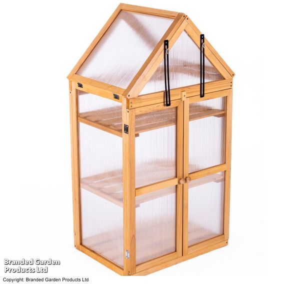 Garden Gear Wooden 3 Shelf Greenhouse