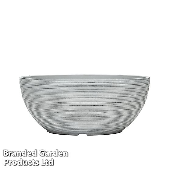 Bayadere Bowl Planter Light Grey