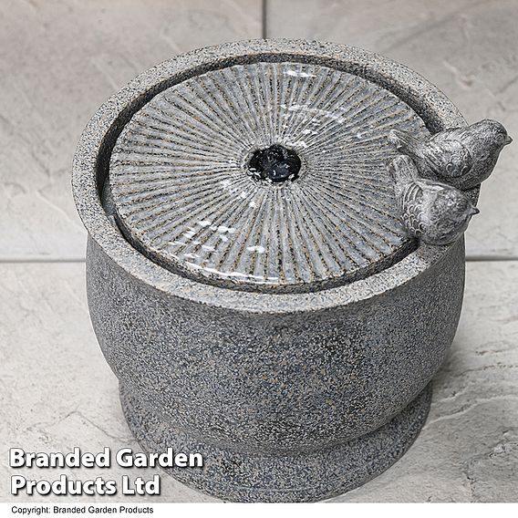 Serenity Granite Effect Birdbath Water Feature