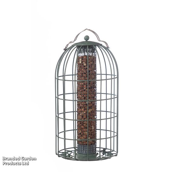 The Nuttery Squirrel-Proof Original Nut Feeder Ocean Green