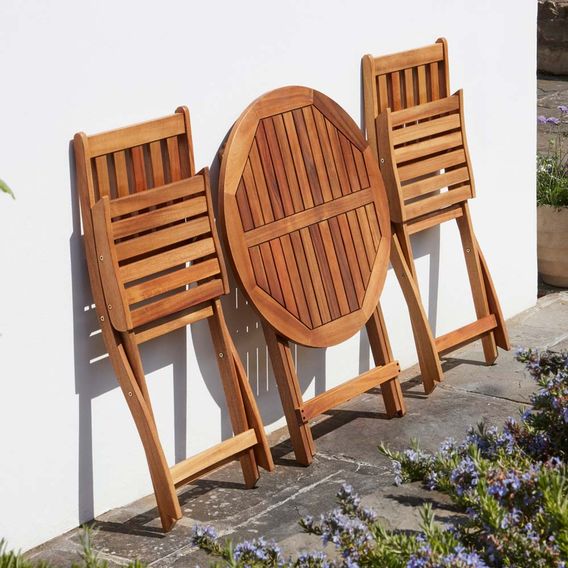 Garden Life Acacia Hardwood Bistro Set