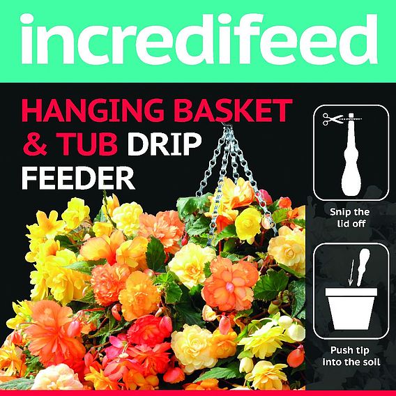 IncrediFeed Hanging Basket & Tub Drip Feeder