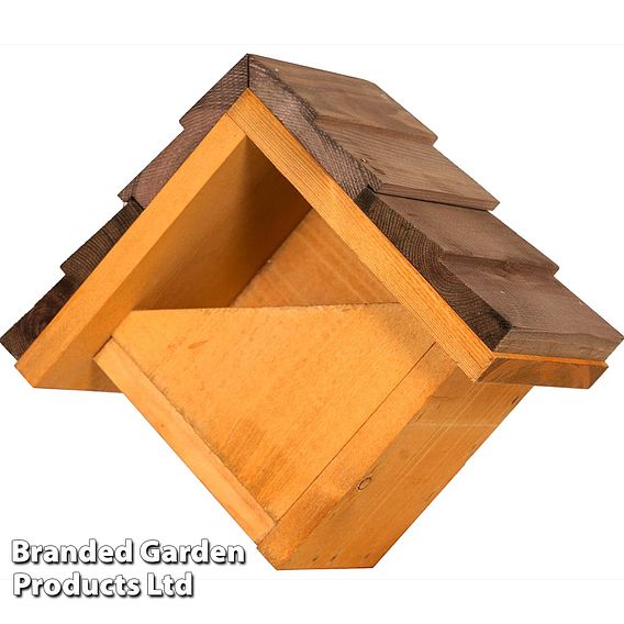 Robin Nest Box with Shingle Roof