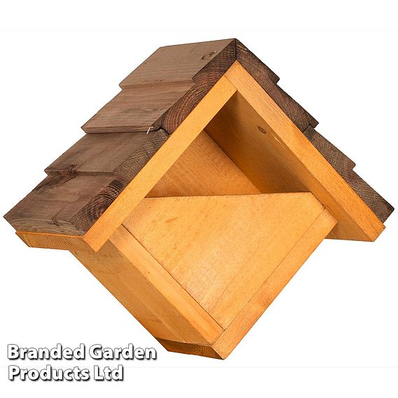 Robin Nest Box with Shingle Roof