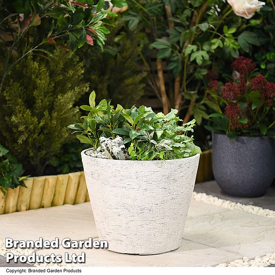 Grey Stone Effect Planter