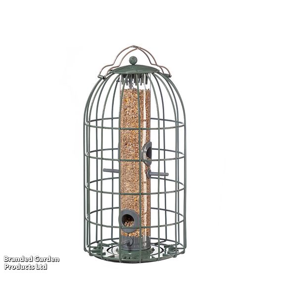 The Nuttery Squirrel-Proof Original Seed Feeder Ocean Green