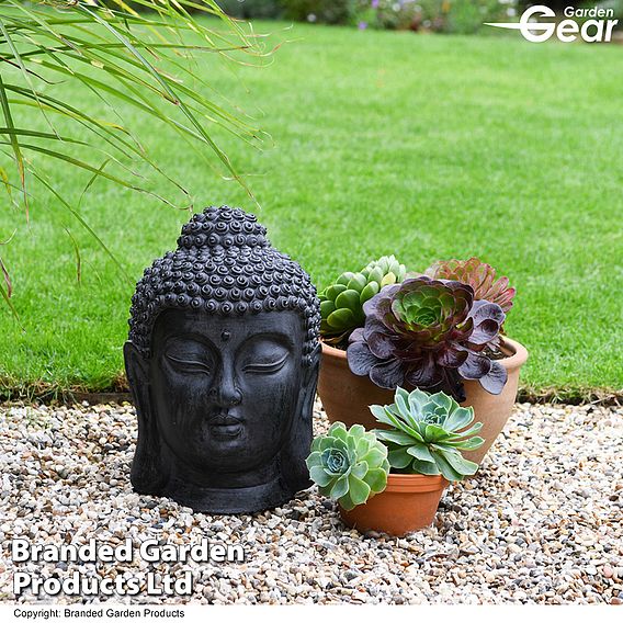 Buddha Head Garden Ornament