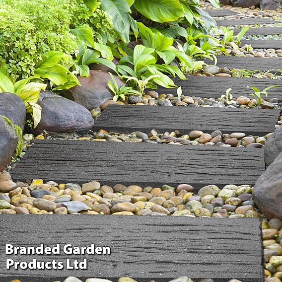 Eco-Friendly Grey Stepping Stone Rail Road Sleepers