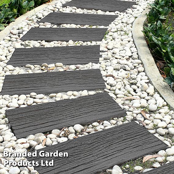 Eco-Friendly Grey Stepping Stone Rail Road Sleepers