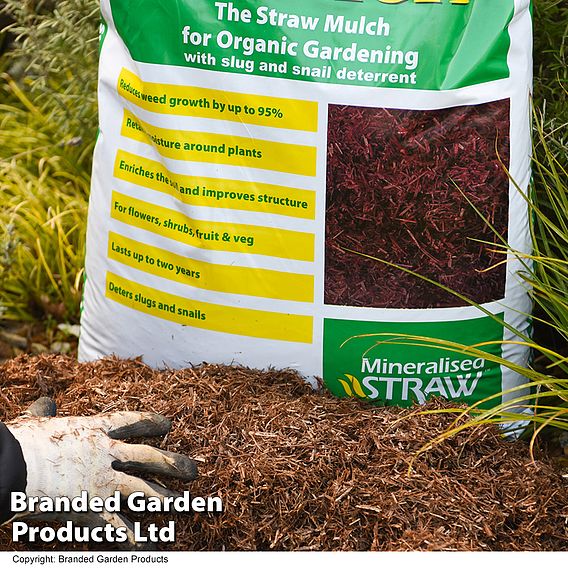 Strulch Mineralised Straw Garden Mulch