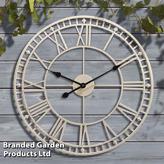 Roman Numeral Garden Wall Clock