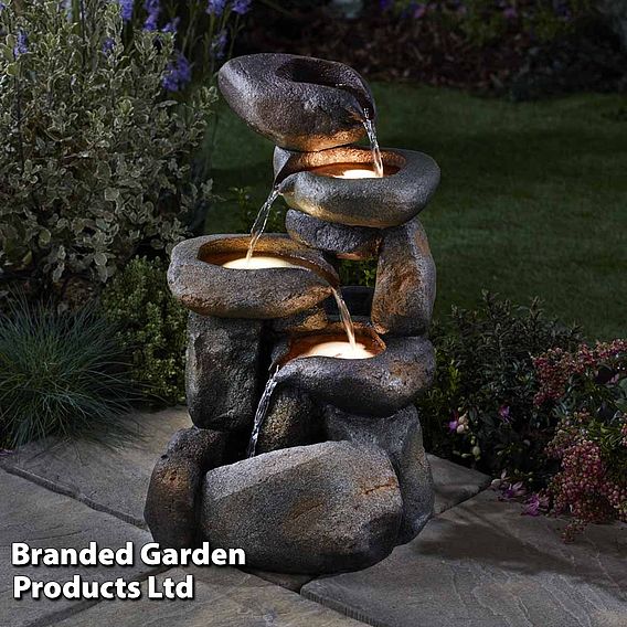 Serenity Tumbling Rocks Water Feature