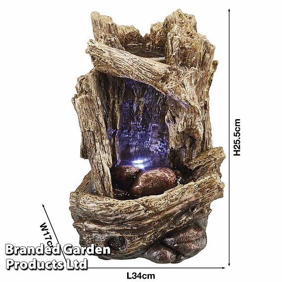 Serenity Table-top Tree Trunk Waterfall Water Feature